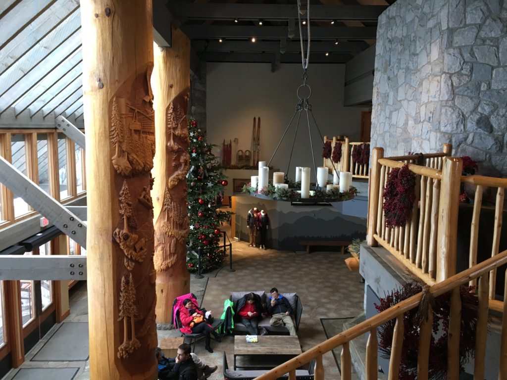 A hot chocolate and warm soup is a must at the Chalet